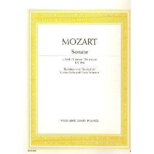 Sonate e-Moll KV304 f&uuml;r Violine