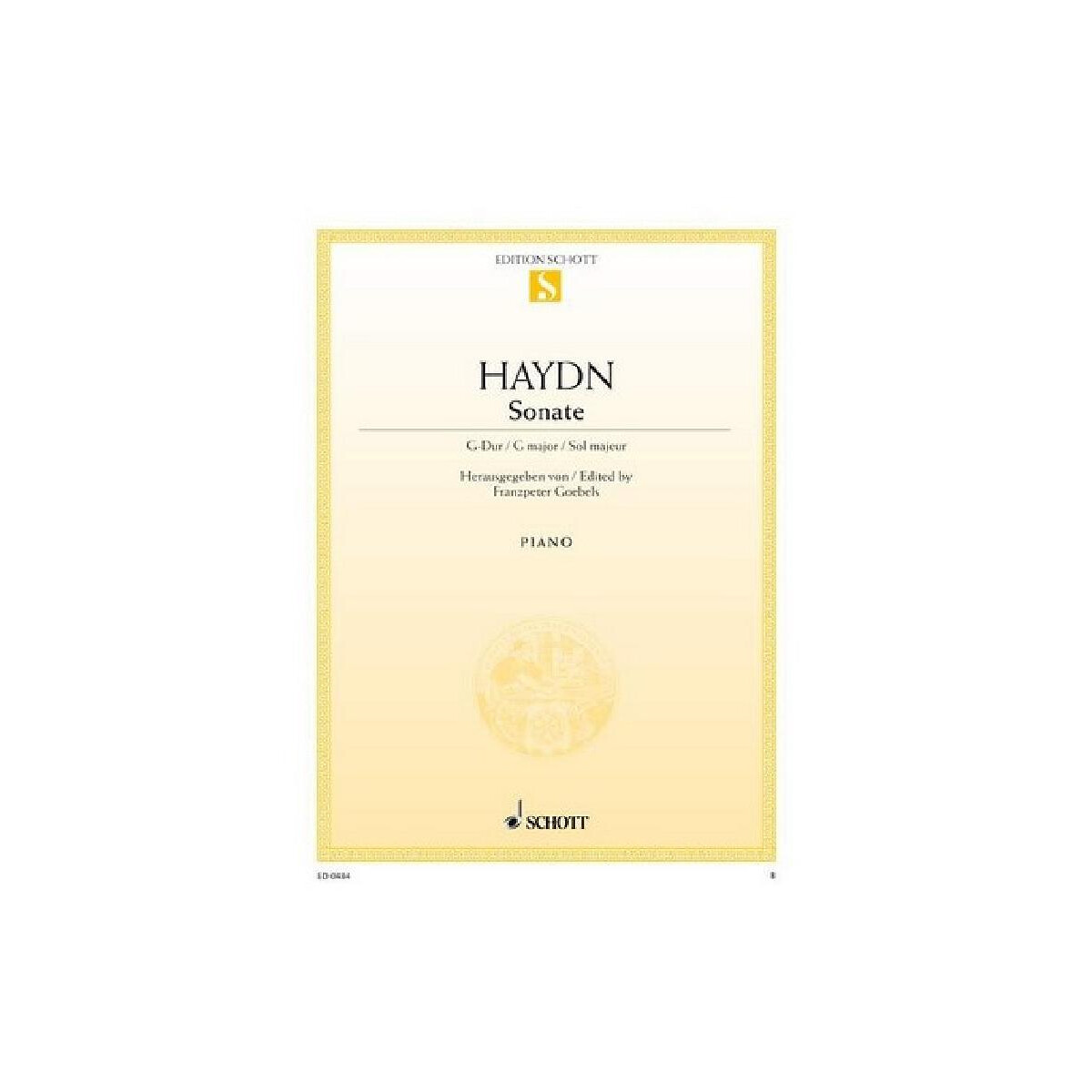 Sonate G-Dur Hob.XVI:27 für Klavier box