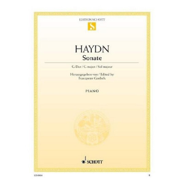 Sonate G-Dur Hob.XVI:27 für Klavier