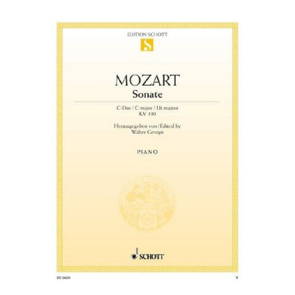 Sonate C-Dur KV330 für Klavier