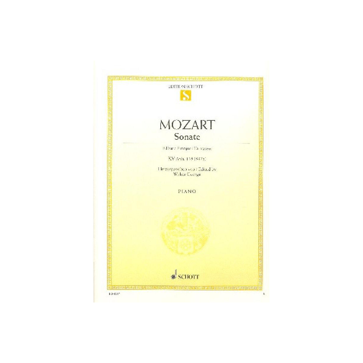 Sonate F-Dur KV135 für Klavier box