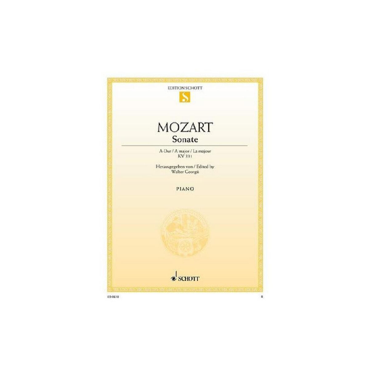 Sonate A-Dur KV331 box