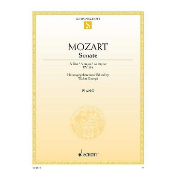 Sonate A-Dur KV331