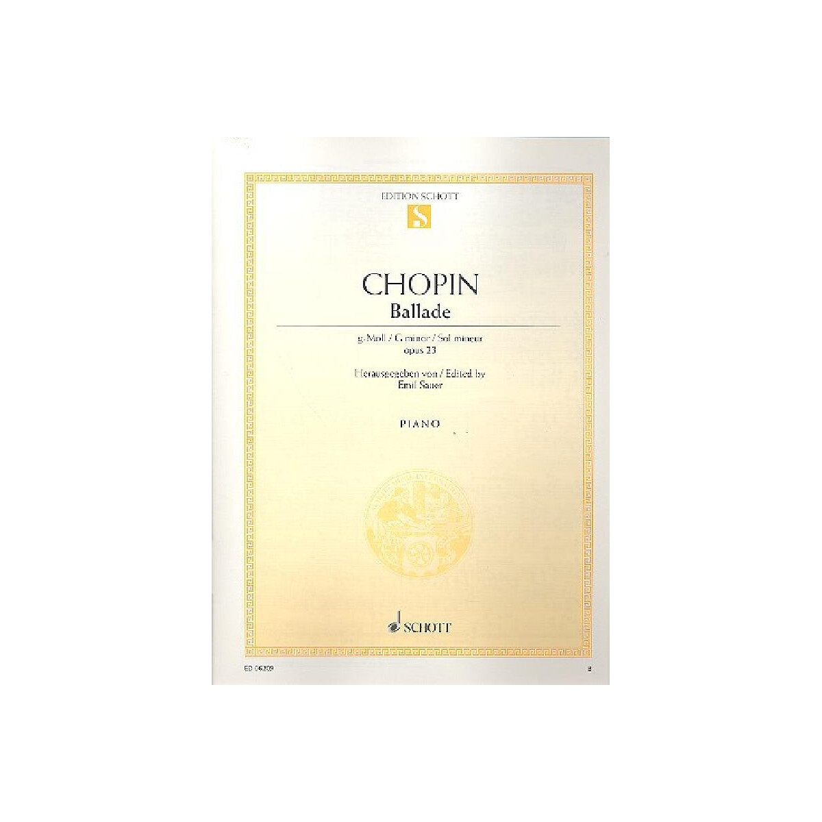 Ballade g-Moll op.23