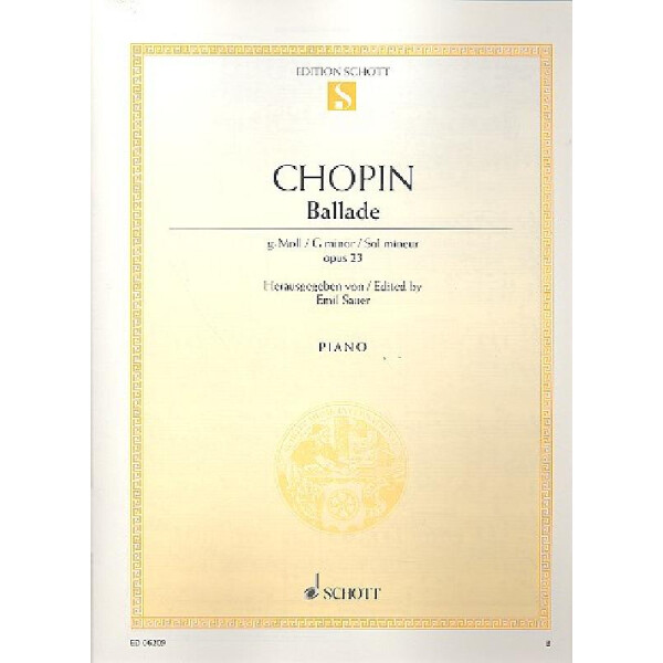 Ballade g-Moll op.23