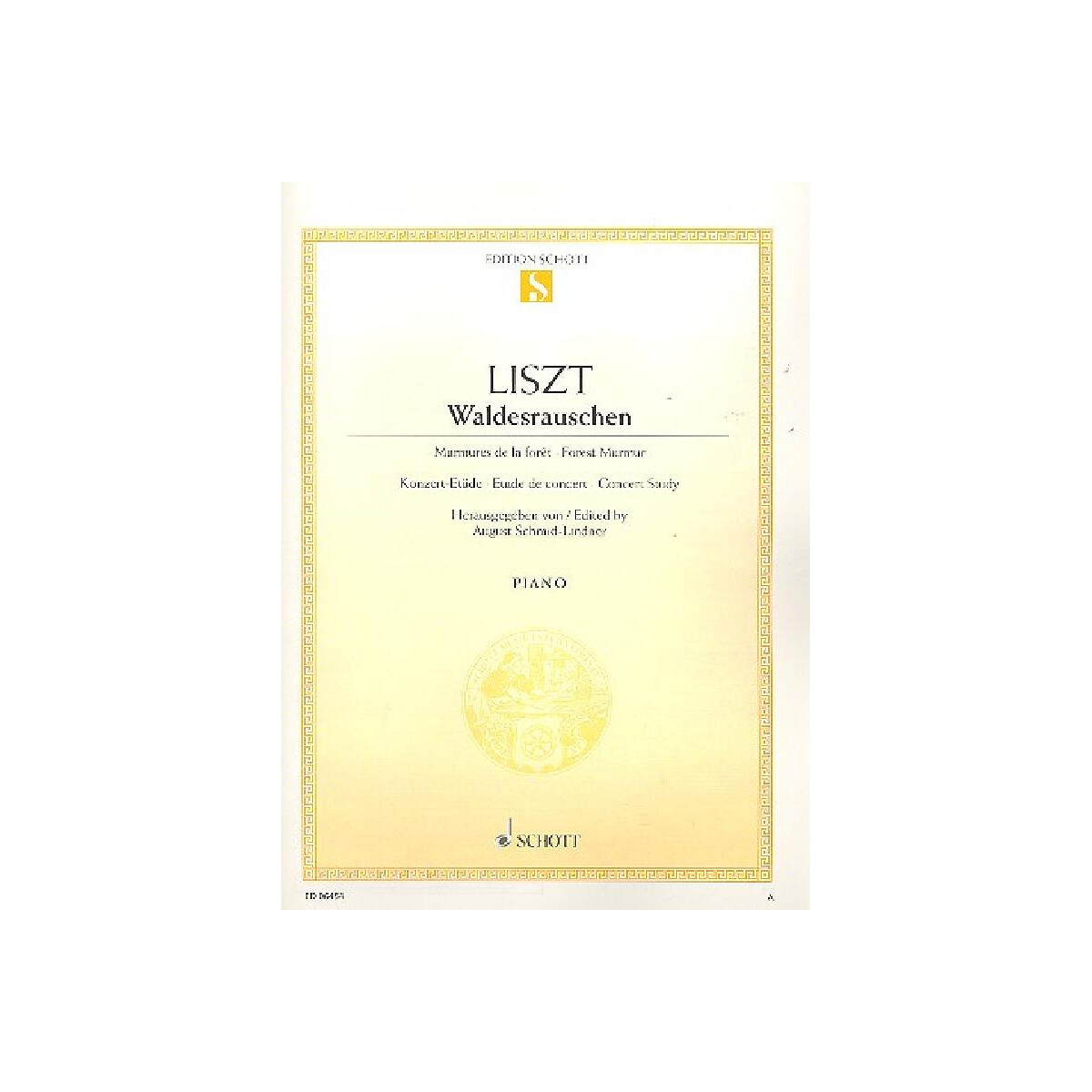 Waldesrauschen Konzertetüde box