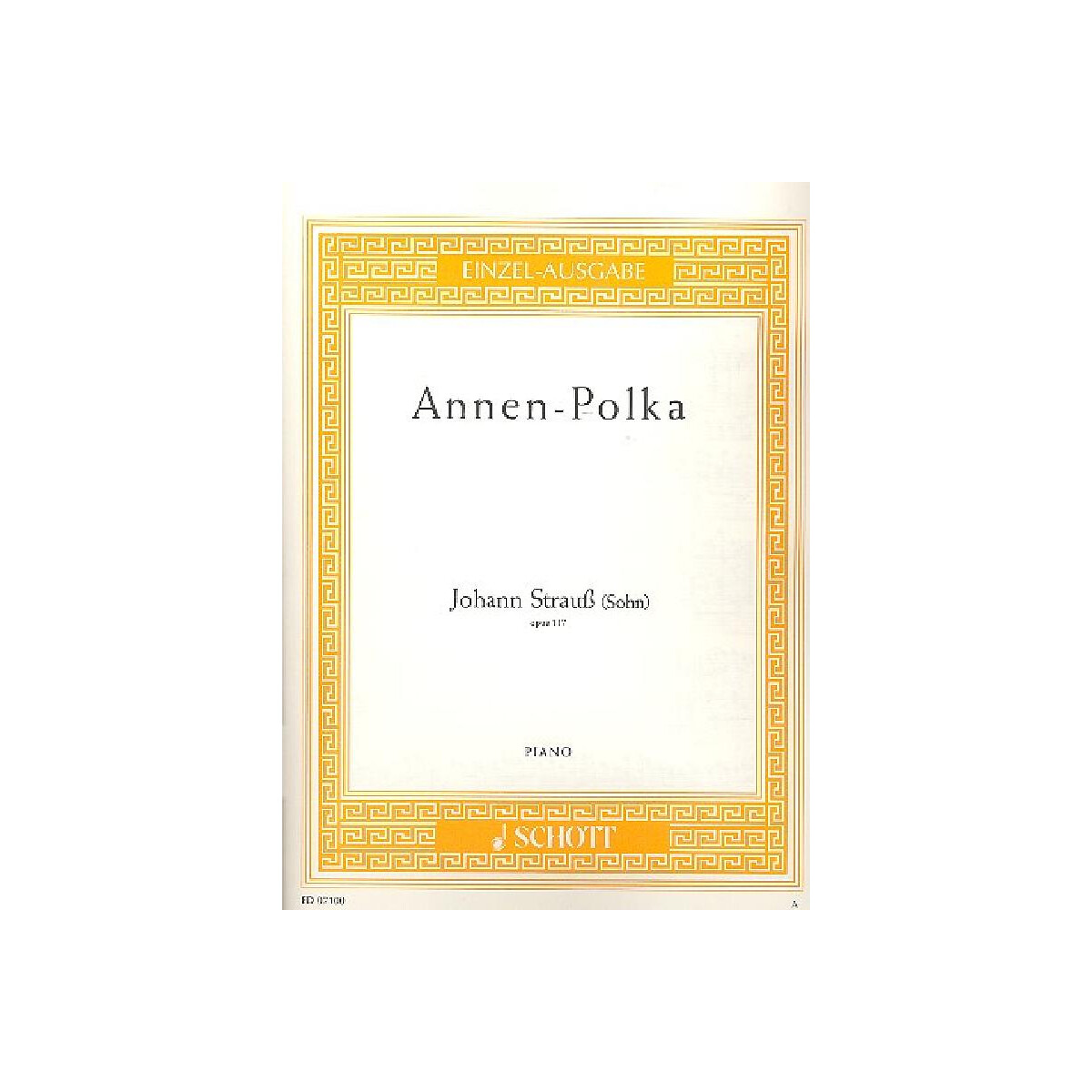 Annen-Polka op.117 für Klavier (185 box