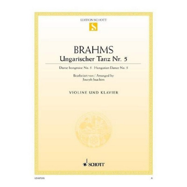 Ungarischer Tanz Nr.5 für Violine