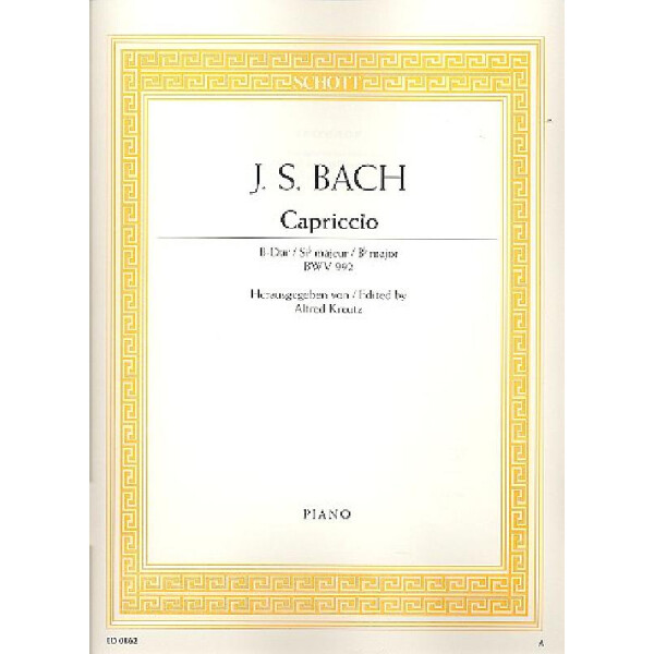 Capriccio BWV992 für Klavier