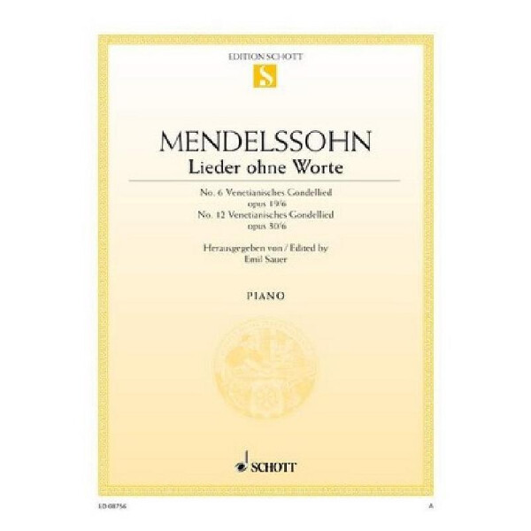 Venetianisches Gondellied op.19,6