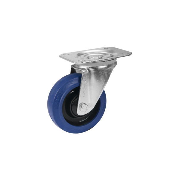 Roadinger swivel castor RD-100 100mm blue
