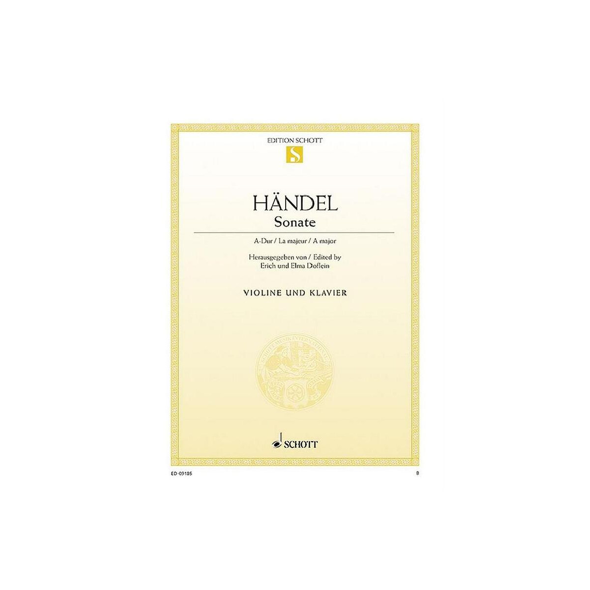 Sonate A-Dur HWV361 box