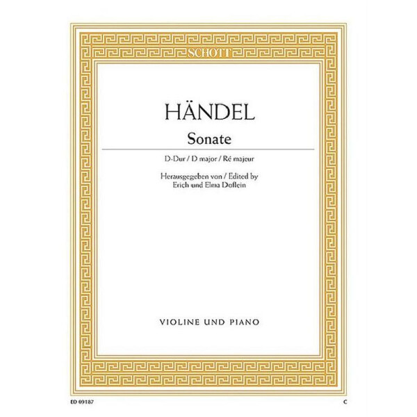 Sonate D-Dur für Violine und Klavier