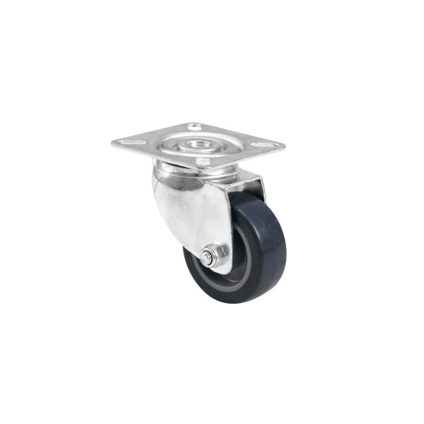 Roadinger swivel castor 50mm gray