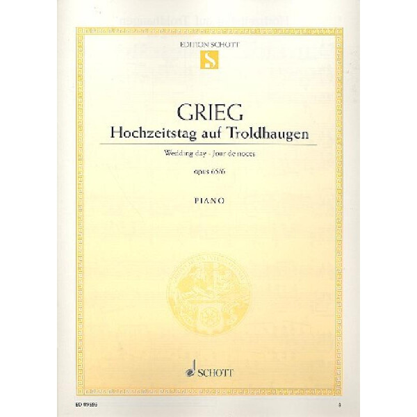 Hochzeitstag auf Troldhaugen op.65,6