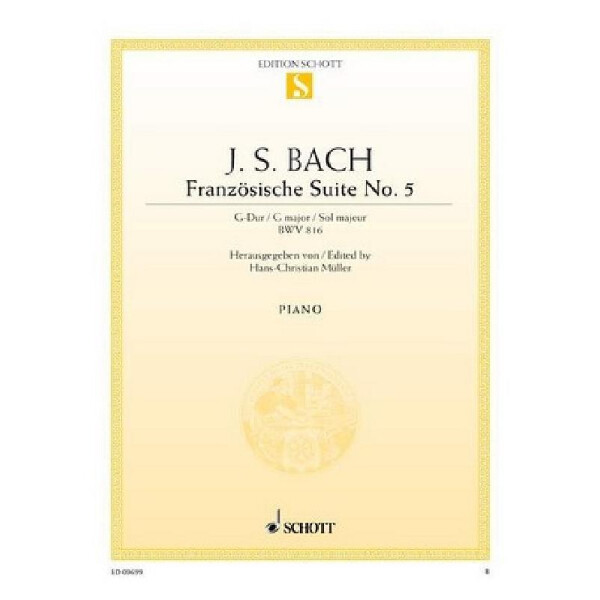 Französische Suite G-Dur Nr.5 BWV816