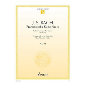 Französische Suite G-Dur Nr.5 BWV816