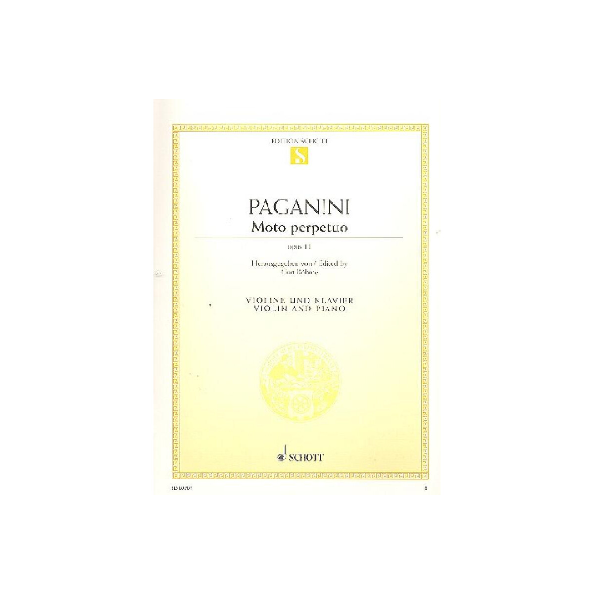 Moto perpetuo op.11 für Violine box