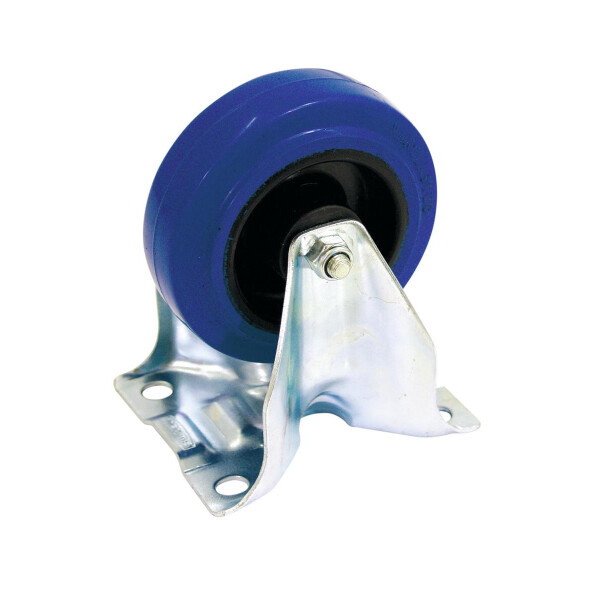 Roadinger Bockrolle blau Rad-Größe:100mm