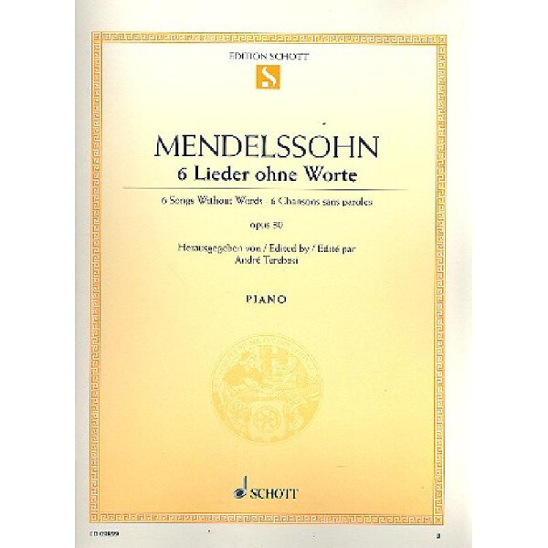 6 Lieder ohne Worte op.30 für Klavier
