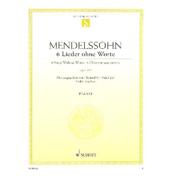 6 Lieder ohne Worte op.102