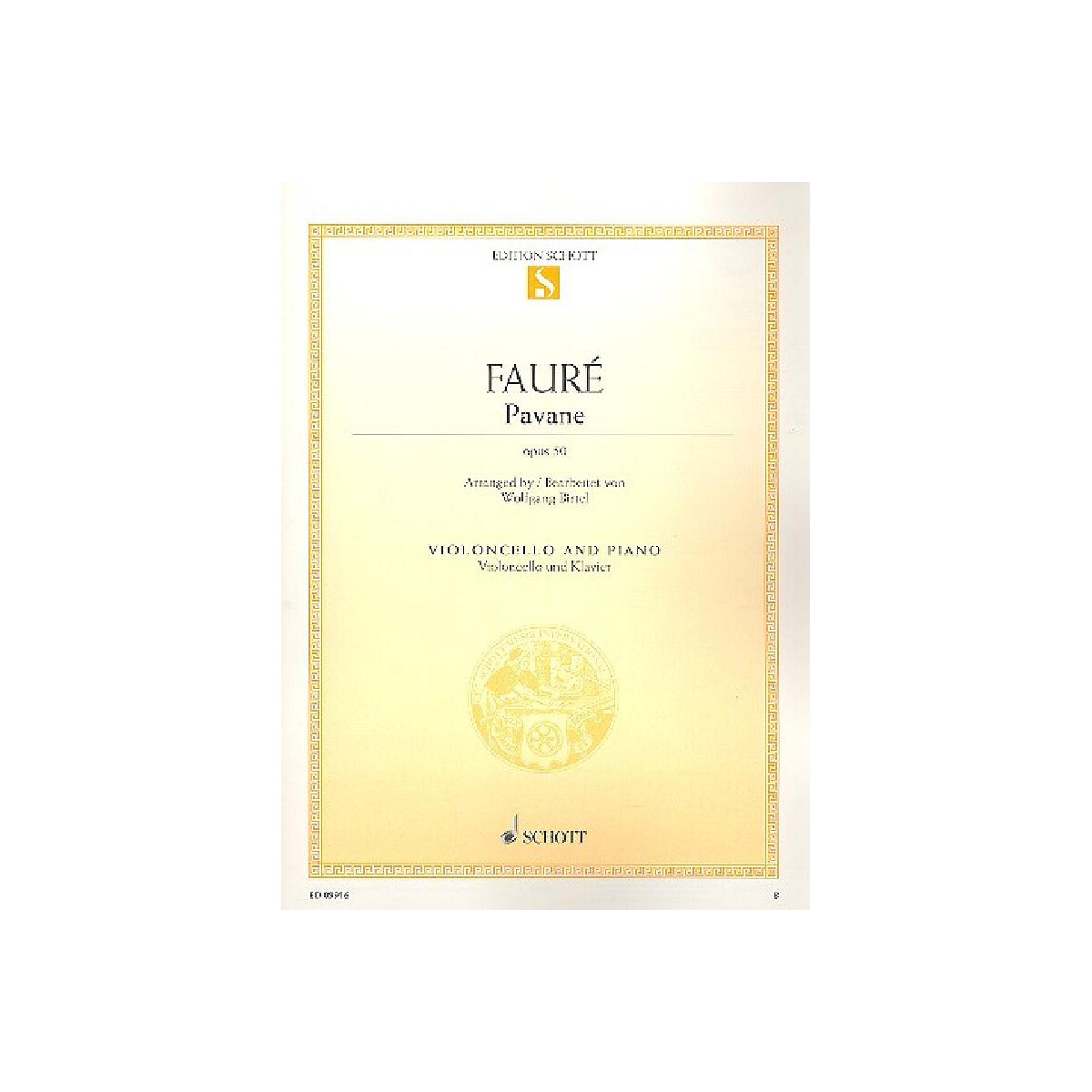 Pavane für Violoncello und Klavier
