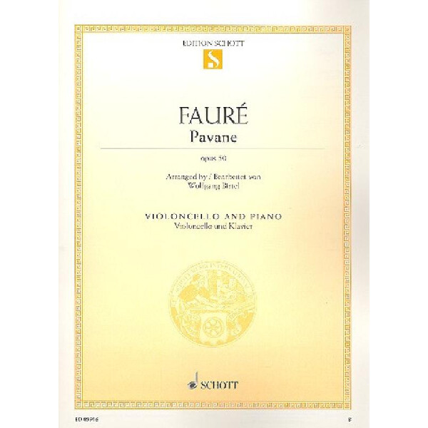 Pavane für Violoncello und Klavier