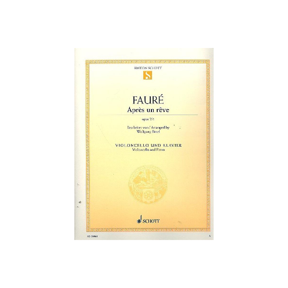 Après un rêve op.7,1