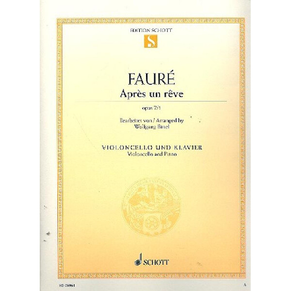 Après un rêve op.7,1