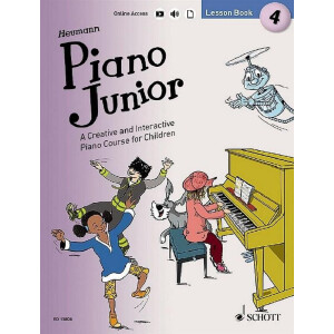 Piano junior - Lesson Book vol.4 (+Online Audio Download)