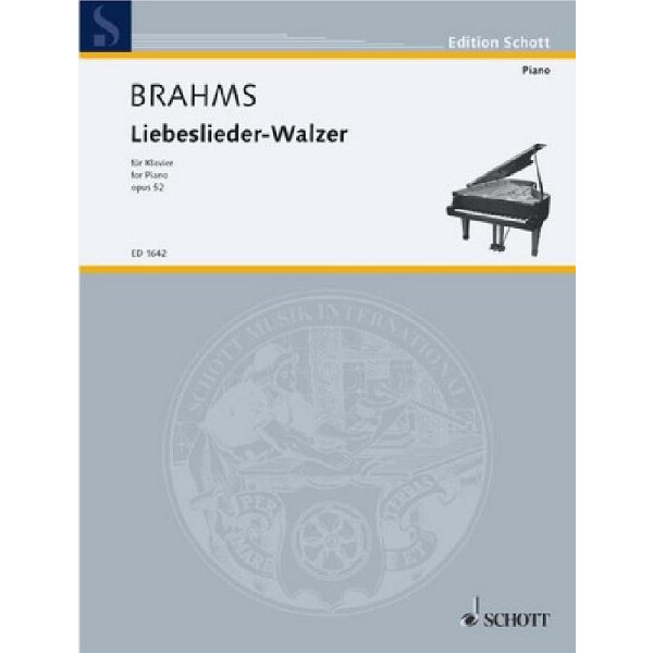 Liebeslieder Walzer op.52 für Klavier zweihändig