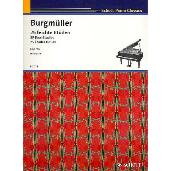 25 leichte Etüden op.100