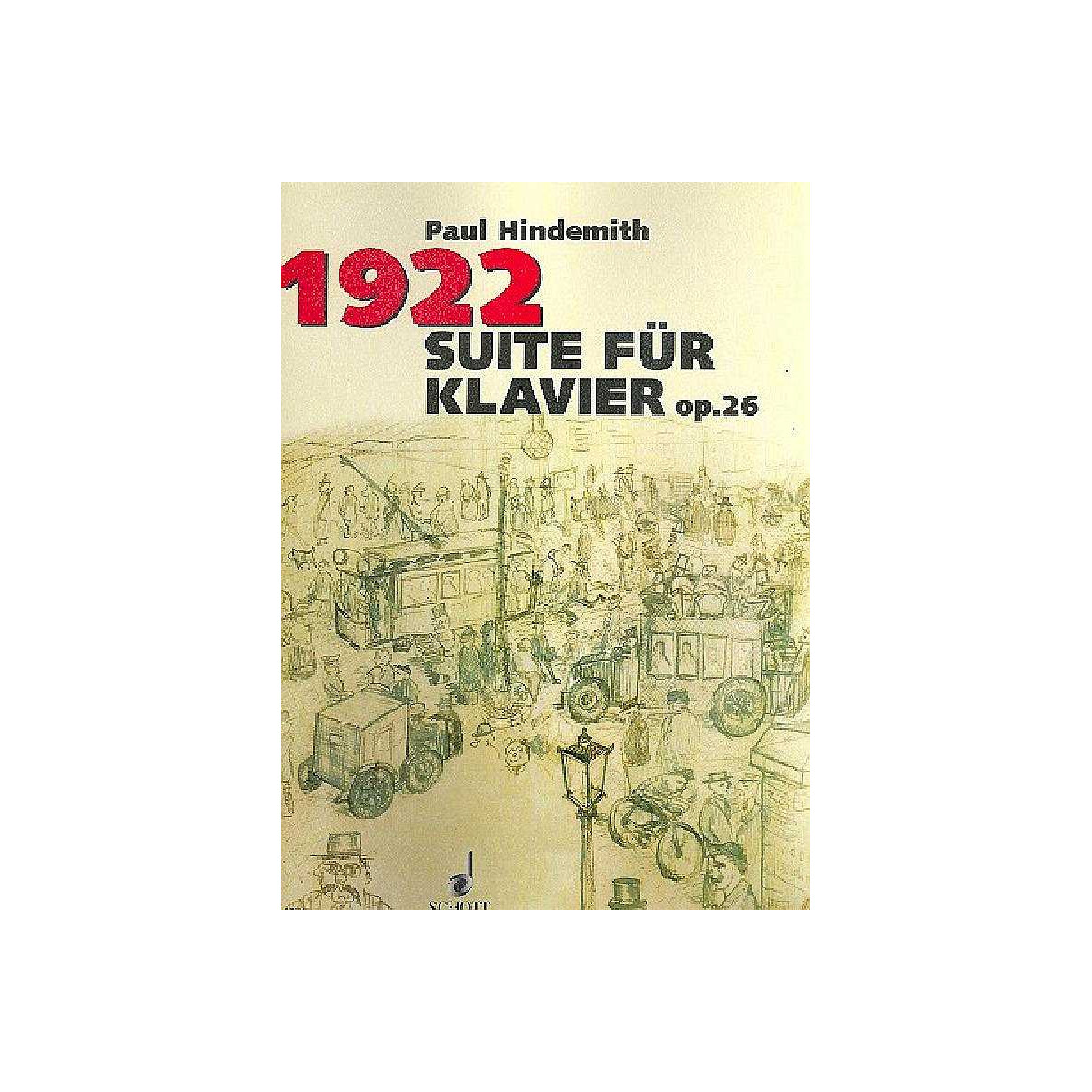 Suite 1922 op.26 für Klavier box