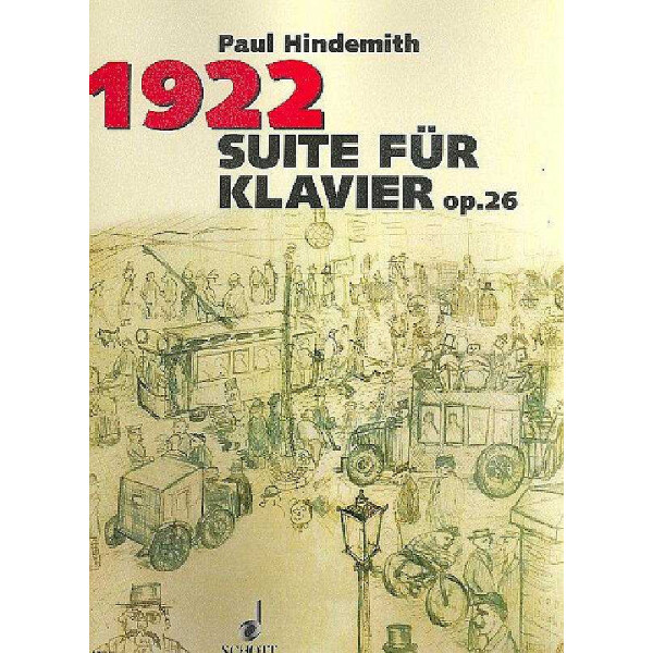 Suite 1922 op.26 für Klavier