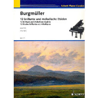 12 brillante und melodische Etüden op.105