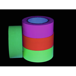 Accessory Gaffa Tape 50mm x 25m neon yellow UV-active