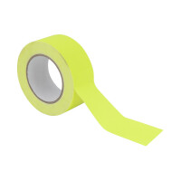 Accessory Gaffa Tape 50mm x 25m neon yellow UV-active