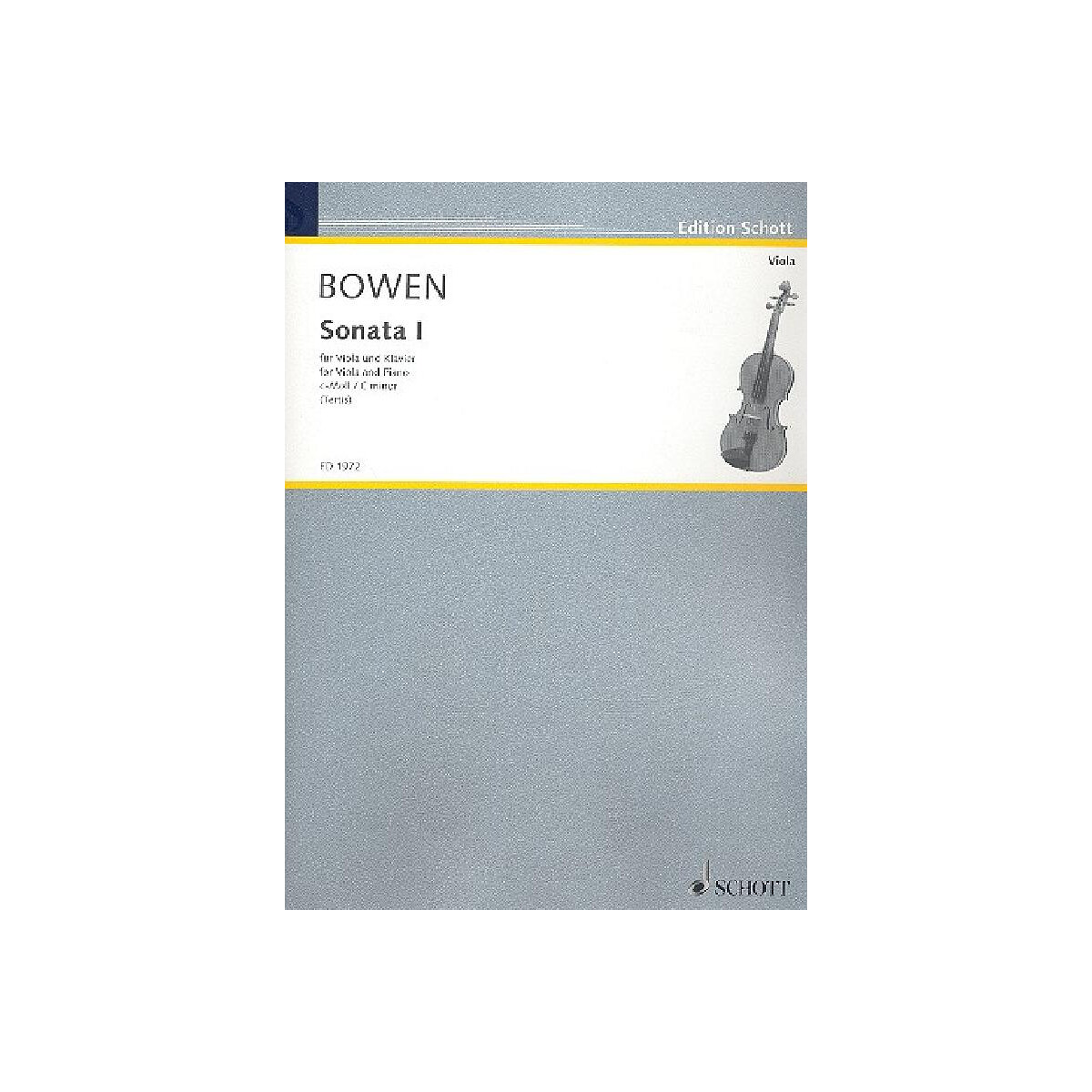 Sonate c-Moll Nr.1 für Viola und Kl box