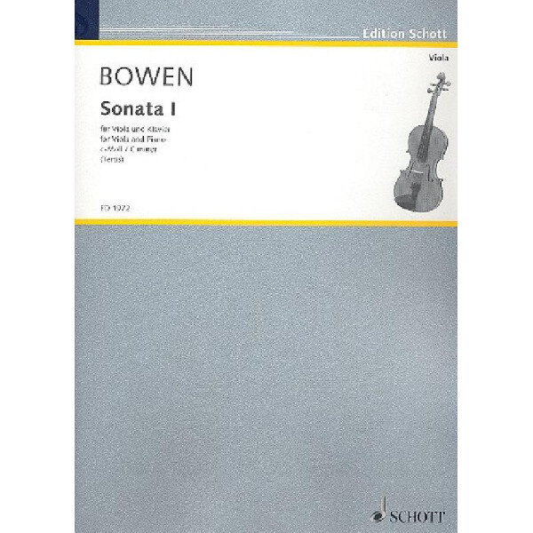 Sonate c-Moll Nr.1 für Viola und Klavier