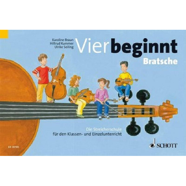 Vier beginnt Bratsche