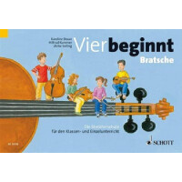 Vier beginnt Bratsche