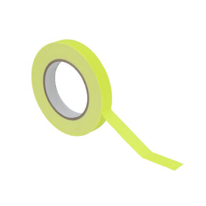 Accessory Gaffa Tape 19mm x 25m neon yellow UV-active