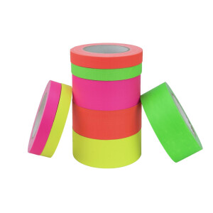 Accessory Gaffa Tape 19mm x 25m neon yellow UV-active