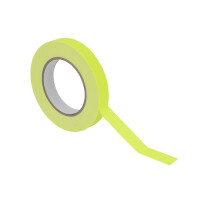 Accessory Gaffa Tape 19mm x 25m neon yellow UV-active
