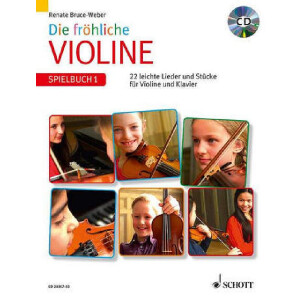 Die fröhliche Violine - Spielbuch Band 1 (+CD)