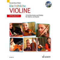 Die fröhliche Violine - Spielbuch Band 1 (+CD)