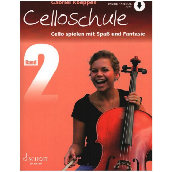 Cello spielen mit Spaß und Fantasie Band 2 - Schule (+Online Audio)
