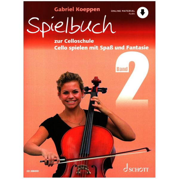 Cello spielen mit Spaß und Fantasie Band 2 - Spielbuch (+Online Audio)