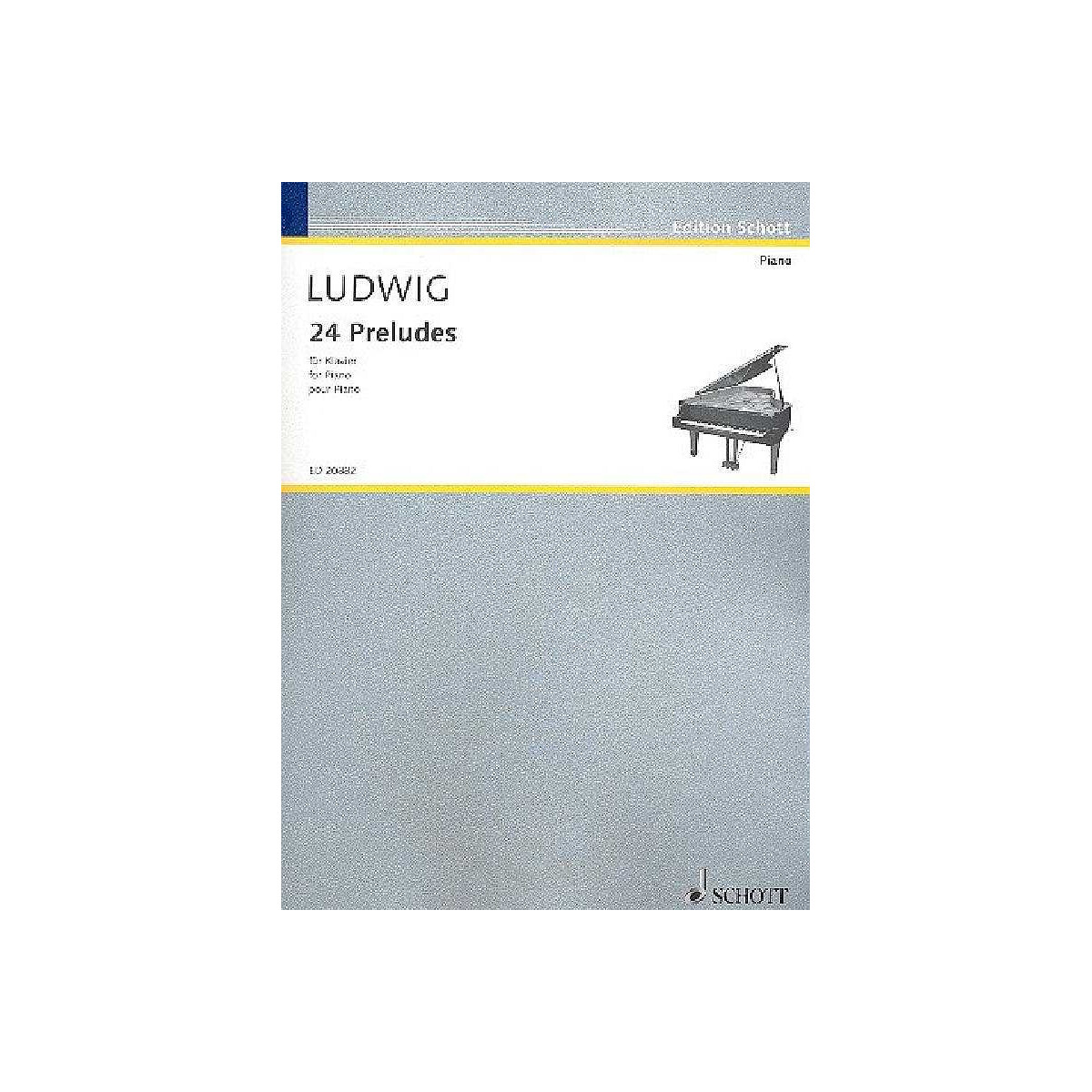 24 Preludes für Klavier box