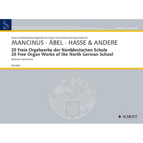 20 freie Orgelwerke der Norddeutschen Schule